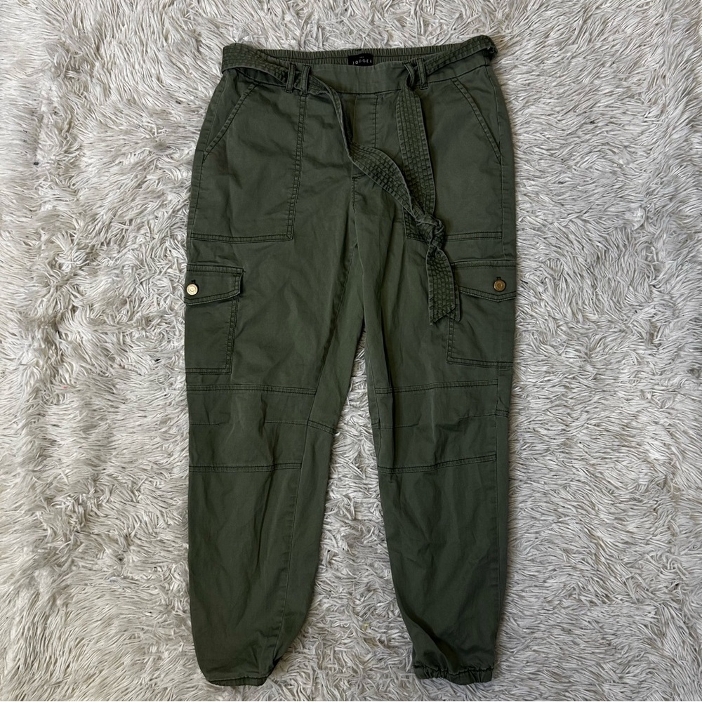 ◾️White House Black Market The Jogger Tie Waist Belt Cargo Pants